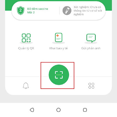 Cách quét mã địa điểm trên Pccovid
