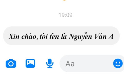 Viết in đậm trong Messenger