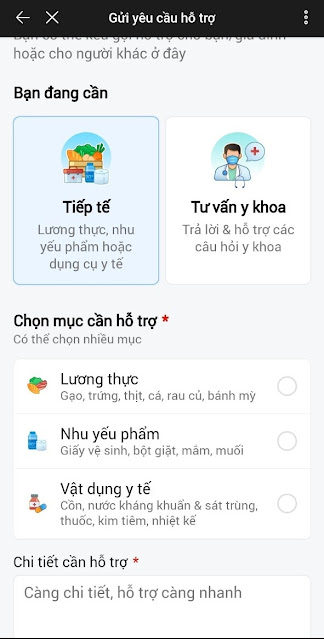 Chức năng tiếp tế Zalo Connect