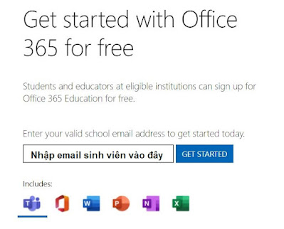 Cách đăng ký tài khoản Microsoft Office 365 miễn phí cho sinh viên năm 2022