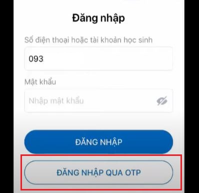 Cách lấy lại mật khẩu đăng nhập trên ứng dụng VNEDU Connect