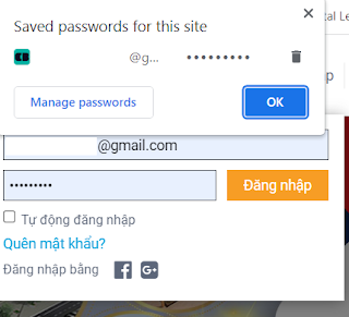 Thêm mật khẩu theo cách thủ công trên Google Chrome