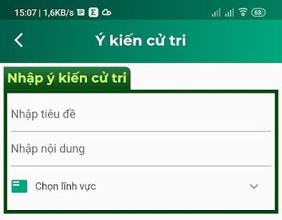 Ý kiến cử tri