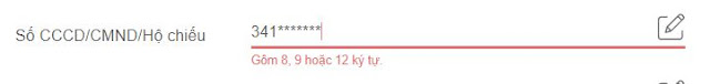 Cách thay CMND 9 số bằng CCCD 12 số trên ứng dụng VssID 1