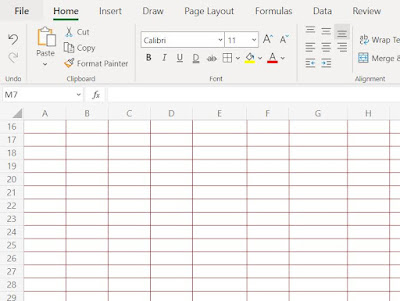 Cách đổi màu đường lưới trong Excel