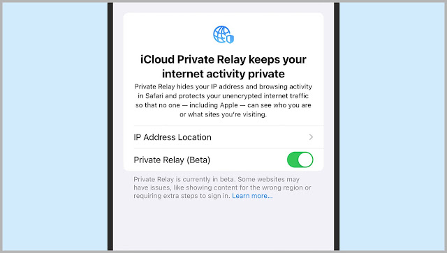 Tính năng iCloud Private Relay iCloud + trên IOS 15