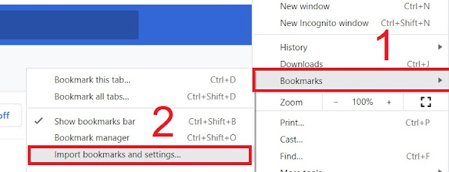 Cách nhập bookmarks từ các trình duyệt web khác trong Chrome