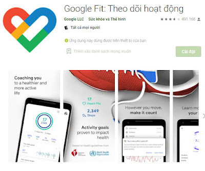 Sử dụng Google Fit để đo nhịp tim trên Android và Iphone