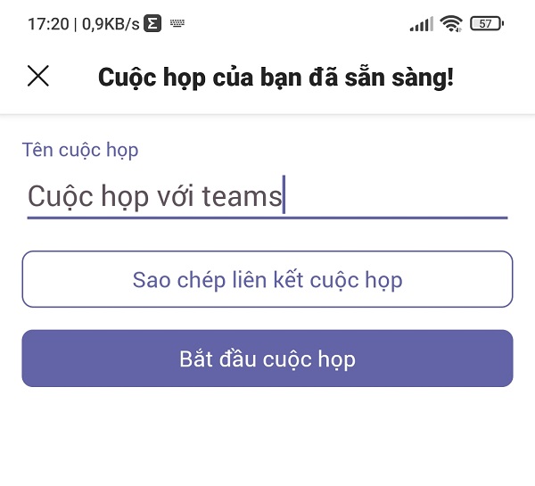 Đặt tên cuộc họp Microsoft Teams