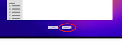 Nhấn vào restore để phục hồi file trong time machine trên máy mac
