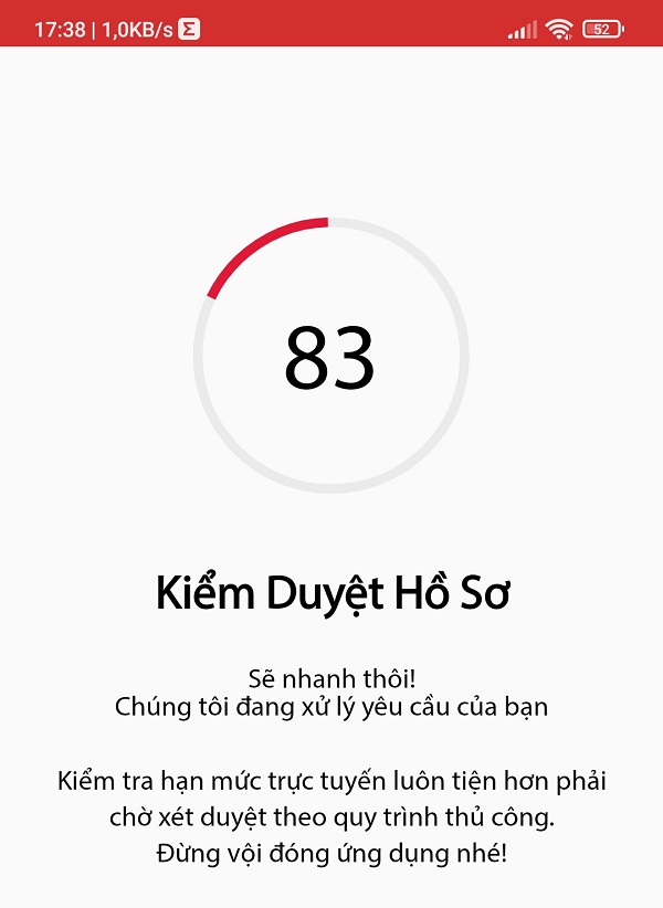 Cách tra cứu vay tiền mặt HomeCredit qua app 2