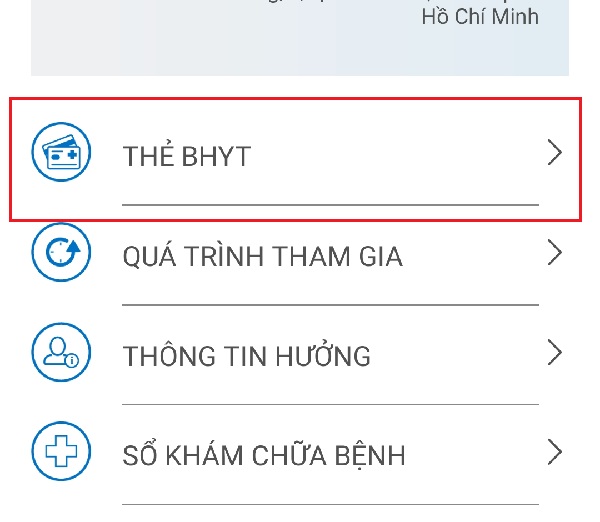 Tra cứu qua website thời gian sử dụng thẻ BHYT qua ứng dụng VssID