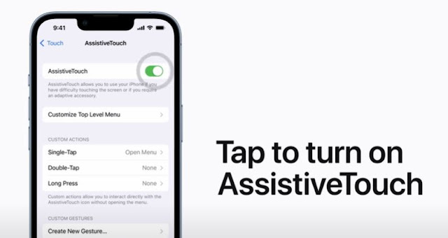 Cách bật AssistiveTouch trên Iphone, Ipad