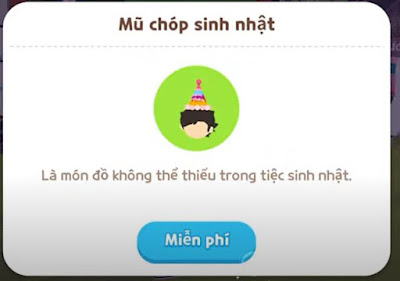 Các nhận quà sinh nhật miễn phí